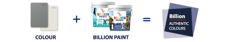 Billion Paint authentic colour